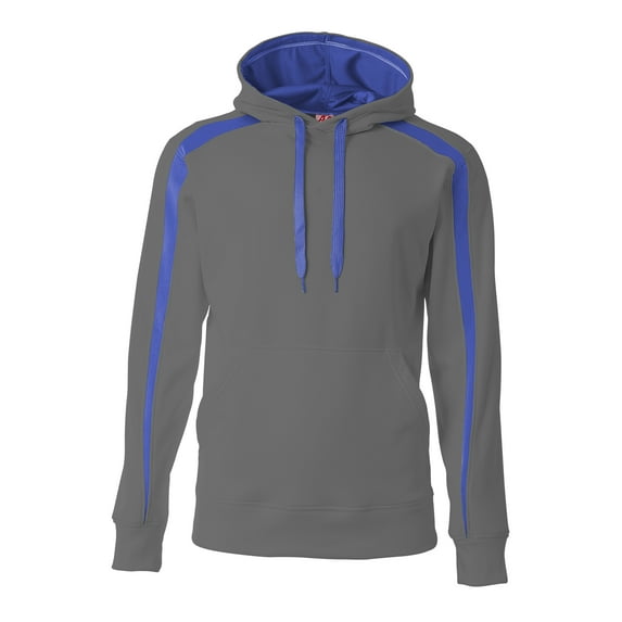 A4 Spartan Fleece Hoodie For Men in Graphite Royal | N4004