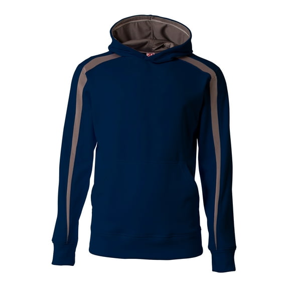 A4 Spartan Fleece Hoodie For Men in Navy/Graphite | N4004