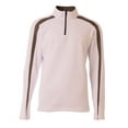 thumbnail image 1 of A4 Spartan Fleece Quarter Zip For Men in White/Graphite | N4005, 1 of 3