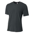 thumbnail image 1 of A4 Spun Poly Tee For Men in Graphite N3264, 1 of 2