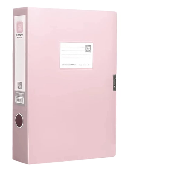 A4 Storage File Boxes Plastic Archives Cases with Lid, File Folder Organizer Document Filing Box for Office, Letter Size Paper