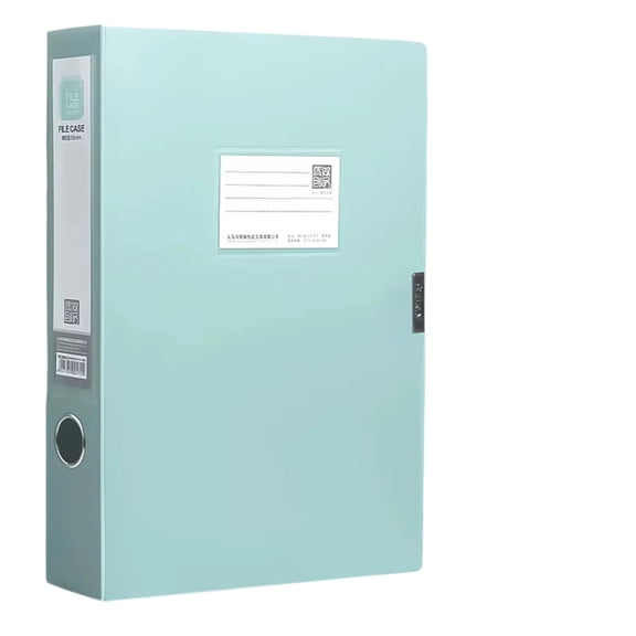 A4 Storage File Boxes Plastic Archives Cases with Lid, File Folder Organizer Document Filing Box for Office, Letter Size Paper