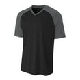 thumbnail image 1 of A4 Drop Ship Men's Polyester V-Neck Strike Jersey with Contrast Sleeve - N3373, 1 of 3