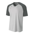 thumbnail image 1 of A4 Drop Ship Men's Polyester V-Neck Strike Jersey with Contrast Sleeve - N3373, 1 of 2