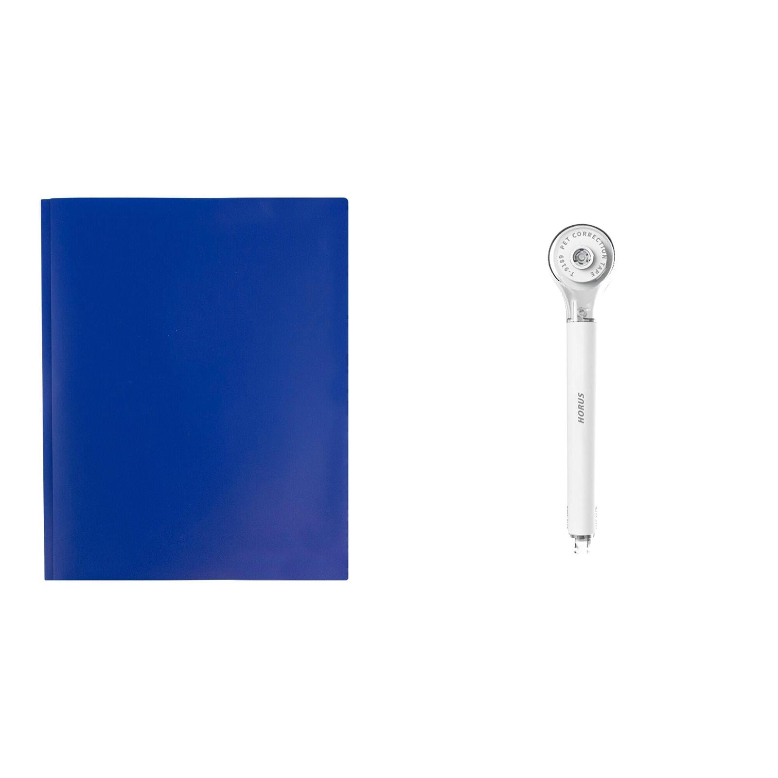 A4 Tadpole Folder Pp File Folder 1*Blue+1*White|Correction Tape Pen 6m ...
