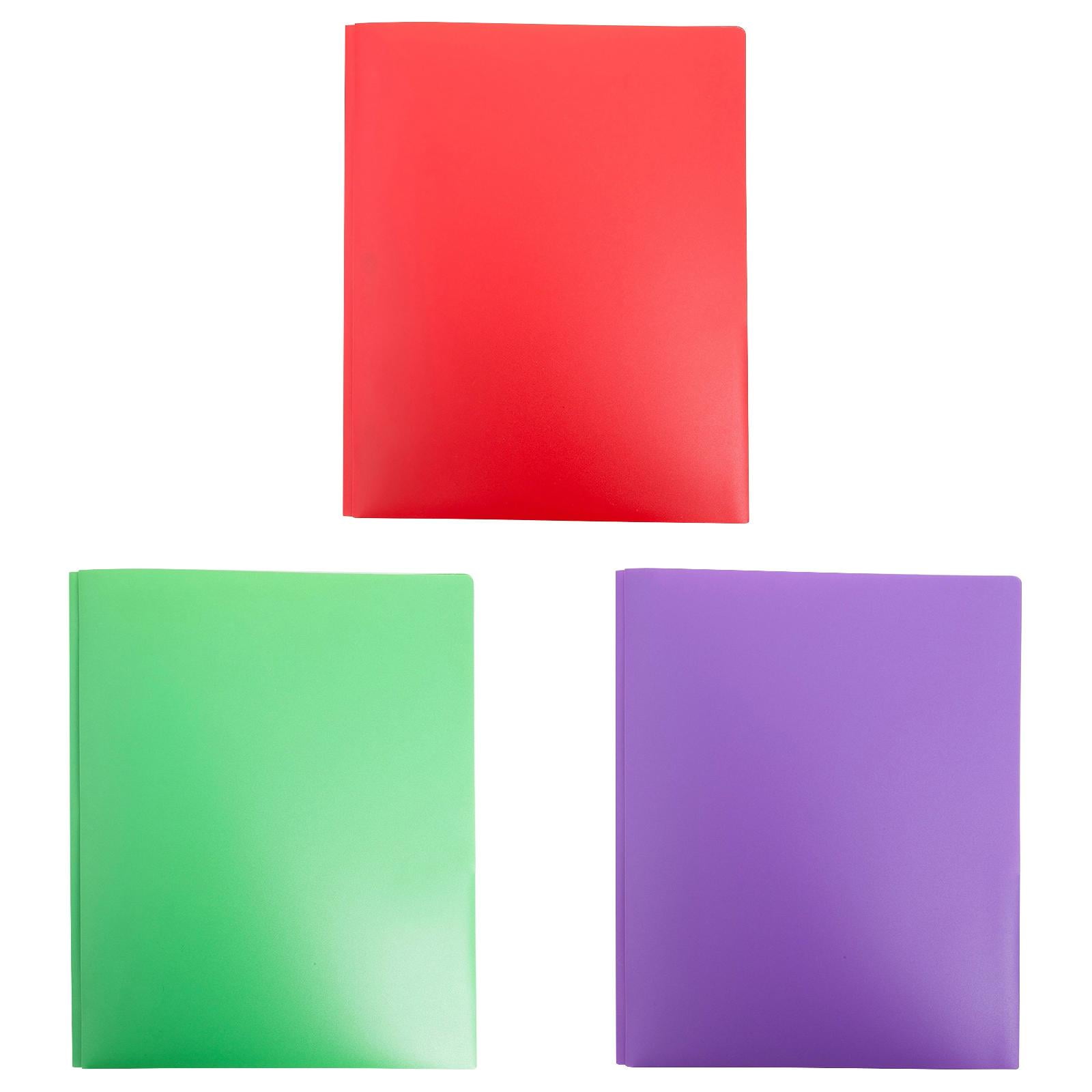 A4 Tadpole Folder Pp File Folder 1*Red+1*Green+1*Purple|Dunwell Colored ...