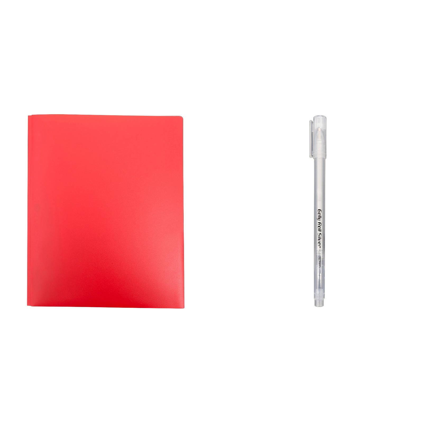 A4 Tadpole Folder Pp File Folder 1*Red+1*Silver|Dunwell Colored Plastic ...