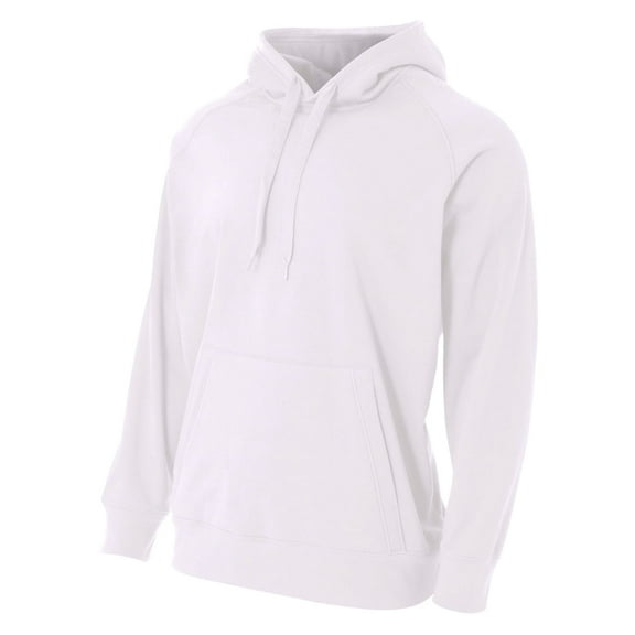 A4 Tech Fleece Hoodie For Men in White | N4237