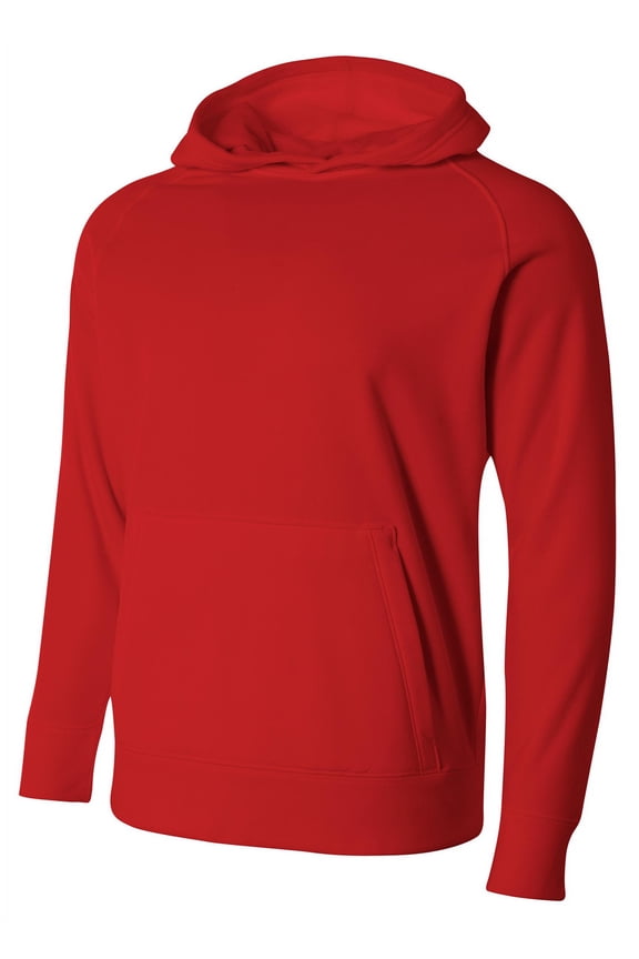 Tech Fleece Hoodie For Youth Male in Scarlet | NB4237