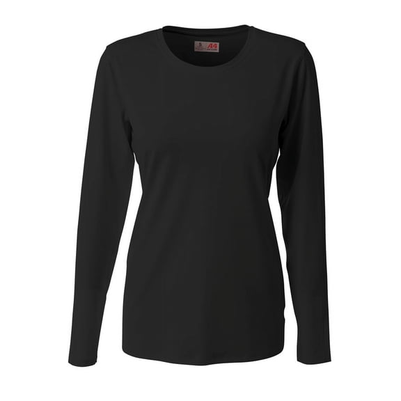 A4 Teen Spike Long Sleeve Volleyball Je For Teen Female in Black | NG3015