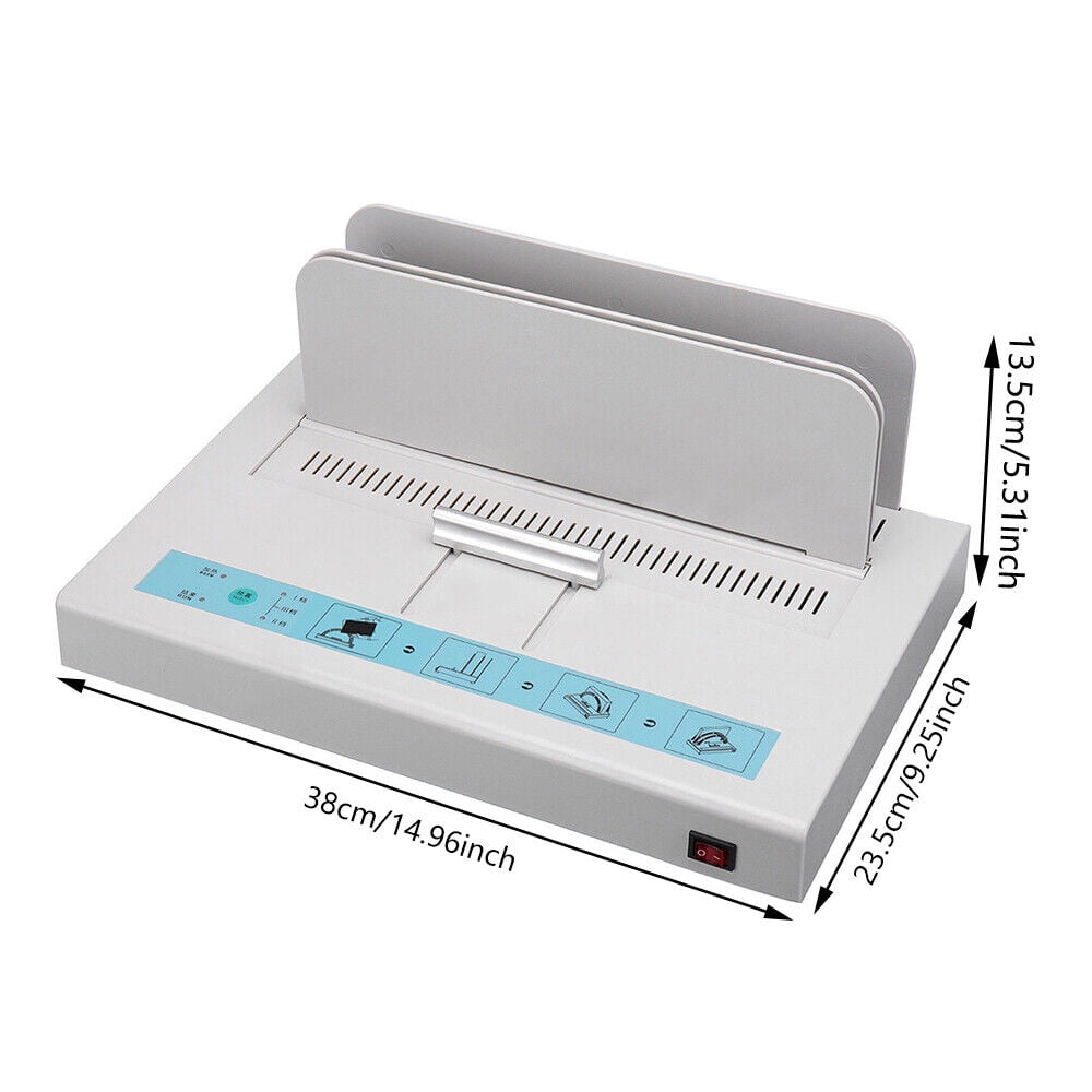 A4 Thermal Binding Machine, 50mm Binding Thickness Binding Machine, Book Binding Machine 100W 110V 14.96*9.25*5.31in