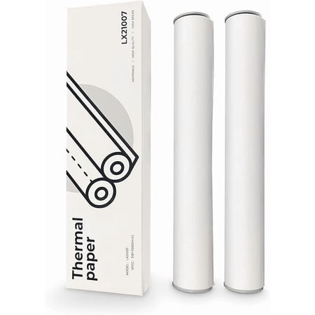 A4 Thermal Paper Rolls for HPRT MT810 & POOOLITECH Portable Printer High Definition 50 Sheets Compatible with Other Thermal Printers (2 Rolls | 8.3''x23')