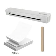 A4 Thermal Printer Paper, Self-Adhesive Direct Thermal Labels for Most Thermal Printer, 50 sheets of printing paper