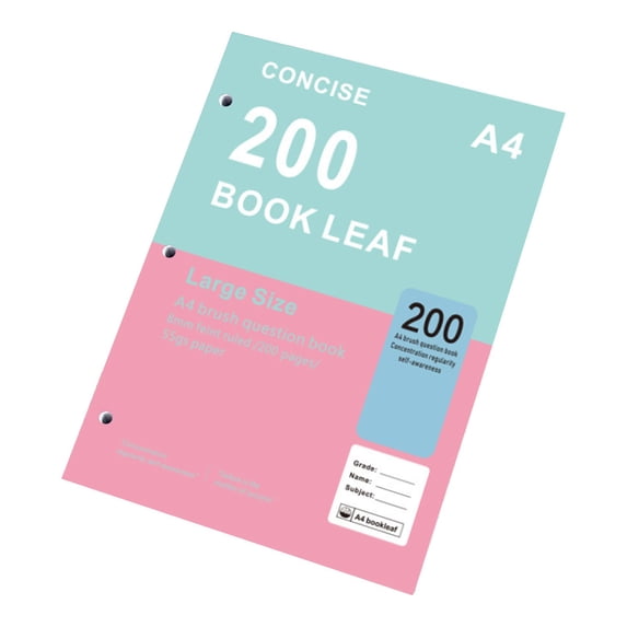 A4 Thick Unlined Blank Sketch Notebook, 200 Pages 55gsm Writing Journal For Home Office, Lightweight Drawing Pad, Pink Blue (Multicolor, 30*21)