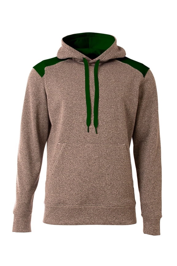 Tourney Fleece Hoodie For Men in Heather/Forest | N4093