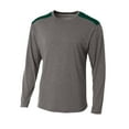 thumbnail image 1 of A4 Tourney Heather Long Sleeve Tee For Men in Heather/Forest | N3101, 1 of 1