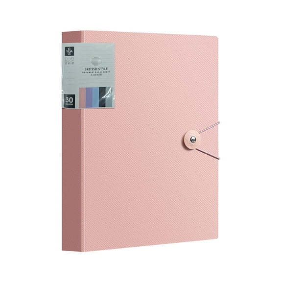 A4 Transparent Insert Folder, 30 Page Music Score Folder, Certificate Collection Book, Test Paper Storage, Multifunctional Presentation Binder for Files and Photos