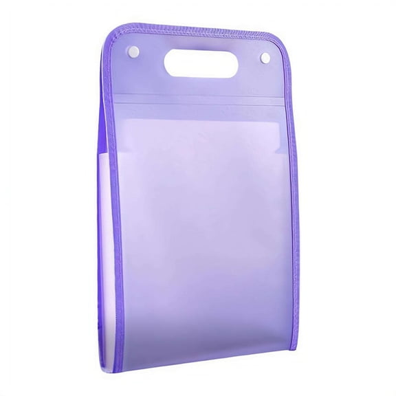 A4 Vertical Handheld File Folder, 13 Pockets Large Capacity Expanding Organizer, Paper Exam Paper Sorter, Portable Document Accordion Bag for School Office