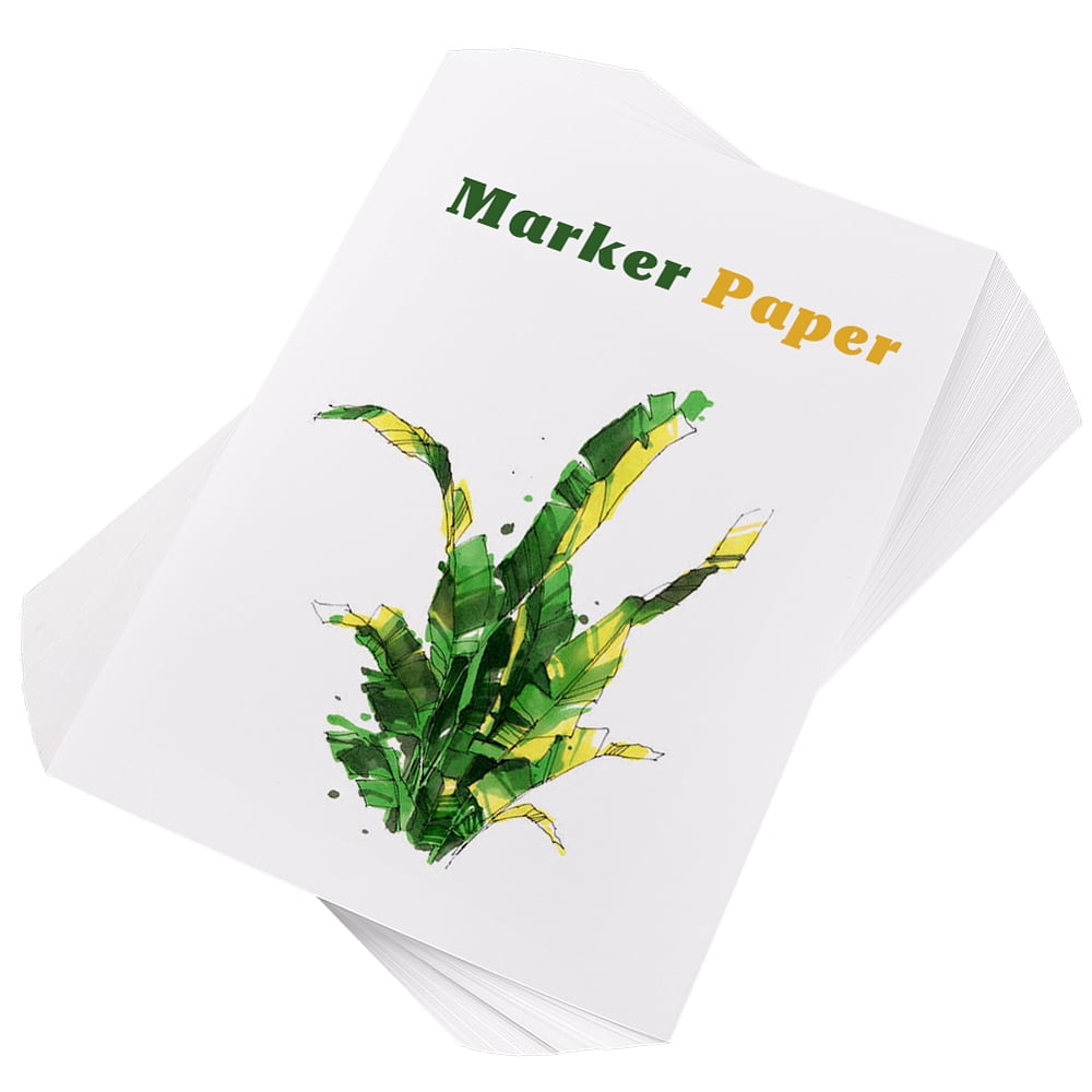 A4 Watercolor Painting Papers Rectangle White 29.8x21x0.01cm 100 sheets/set