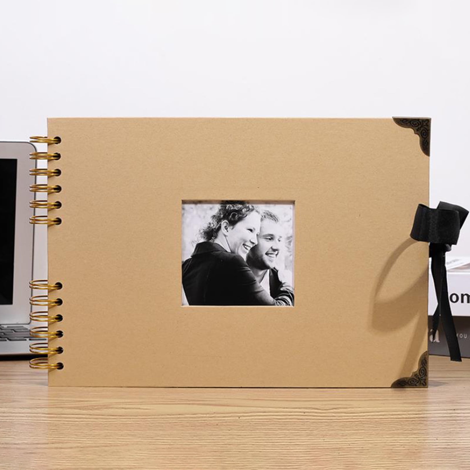 Dengmore Discount Photo Album Self Adhesive 3x5 4x6 5x7 6x8 8x10 8.5x11  11x10.6 Magnetic Scrapbook Album DIY Length 11x10.6 Inch 40 Pages DIY Photo  Album 