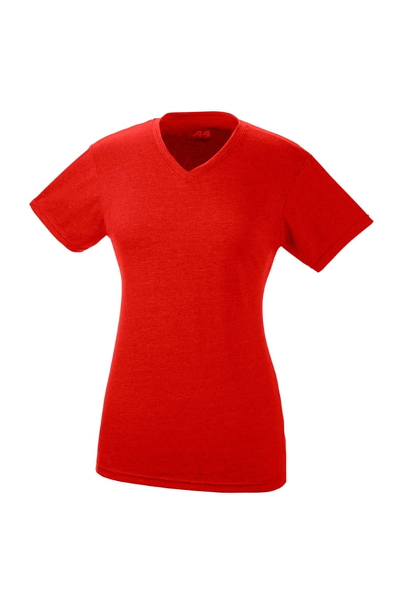 Women's Short Sleeve Fusion Performance V-Neck T-Shirt