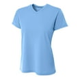 thumbnail image 1 of A4 - Women's Sprint Performance T-Shirt - NW3402 - Light Blue - Size: XS, 1 of 3