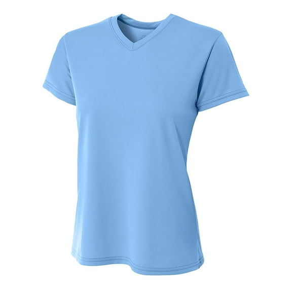 A4 - Women's Sprint Performance T-Shirt - NW3402 - Light Blue - Size: XS