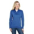 thumbnail image 1 of A4 Women's Tonal Space-Dye Quarter-Zip - NW4010, 1 of 3