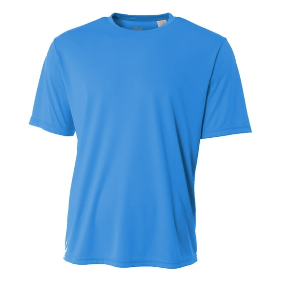 A4 Youth Atheltic Short Sleeve Cooling Performance Crew Neck T-Shirt ELECTRIC BLUE, Medium, NB3142