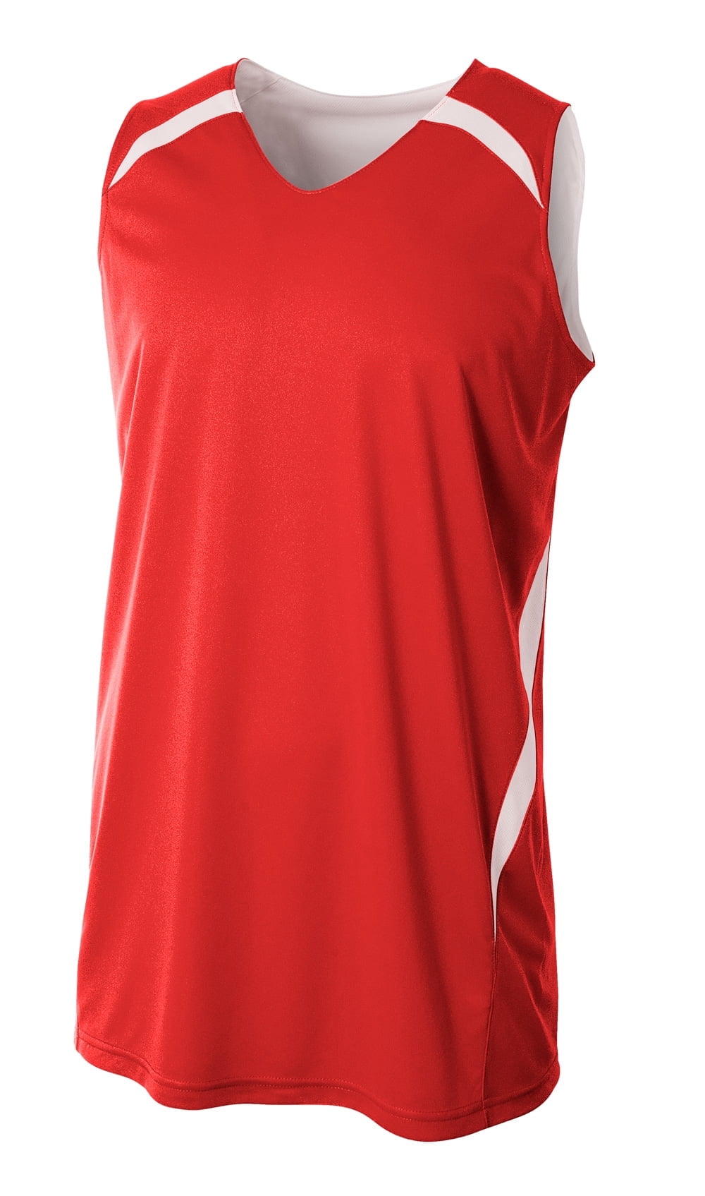 A4 Boy's Reversible Basketball Jersey - Double Sided Color-Block Game Jersey