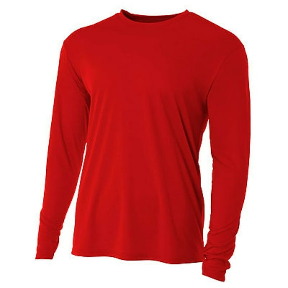 A4 Youth Long Sleeve Cooling Performance Crew Nb3165