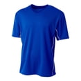 thumbnail image 1 of A4 Youth Short Sleeve V- Neck Atheltic Liga Sports Soccer wear Jersey , ROYAL, XX-Small, NB3018, 1 of 2