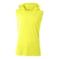 thumbnail image 1 of A4 - Youth Sleeveless Hooded T-Shirt - NB3410 - SAFETY YELLOW - M, 1 of 1