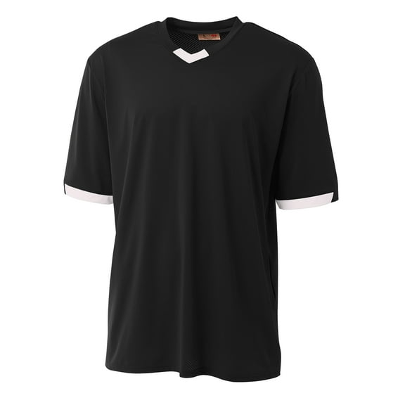 A4 Youth Stretch Pro Baseball Jersey For Youth Male in Black/White | NB3011