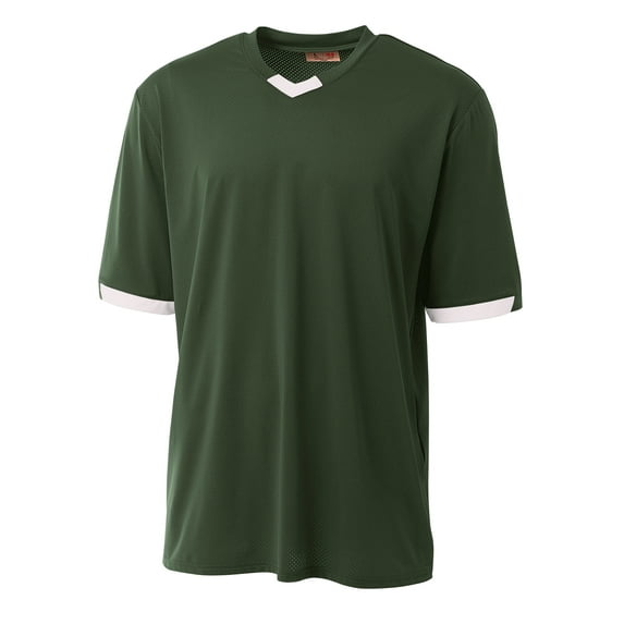 A4 Youth Stretch Pro Baseball Jersey For Youth Male in Forest/White | NB3011