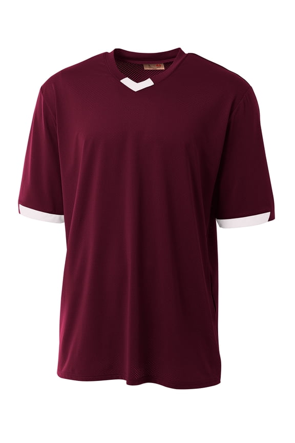 Youth Stretch Pro Baseball Jersey For Youth Male in Maroon White | NB3011