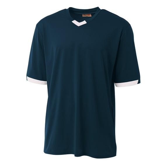 A4 Youth Stretch Pro Baseball Jersey For Youth Male in Navy/White | NB3011