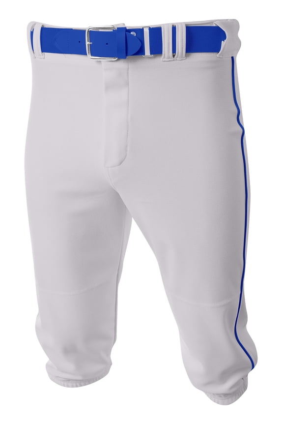 Youth Style Baseball Knicker Sports Atheltic Performance Pant , WHITE/ROYAL, Medium, NB6003