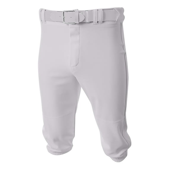 A4 Youth Style Baseball Knicker Sports Atheltic Performance Pant , WHITE, Small, NB6003
