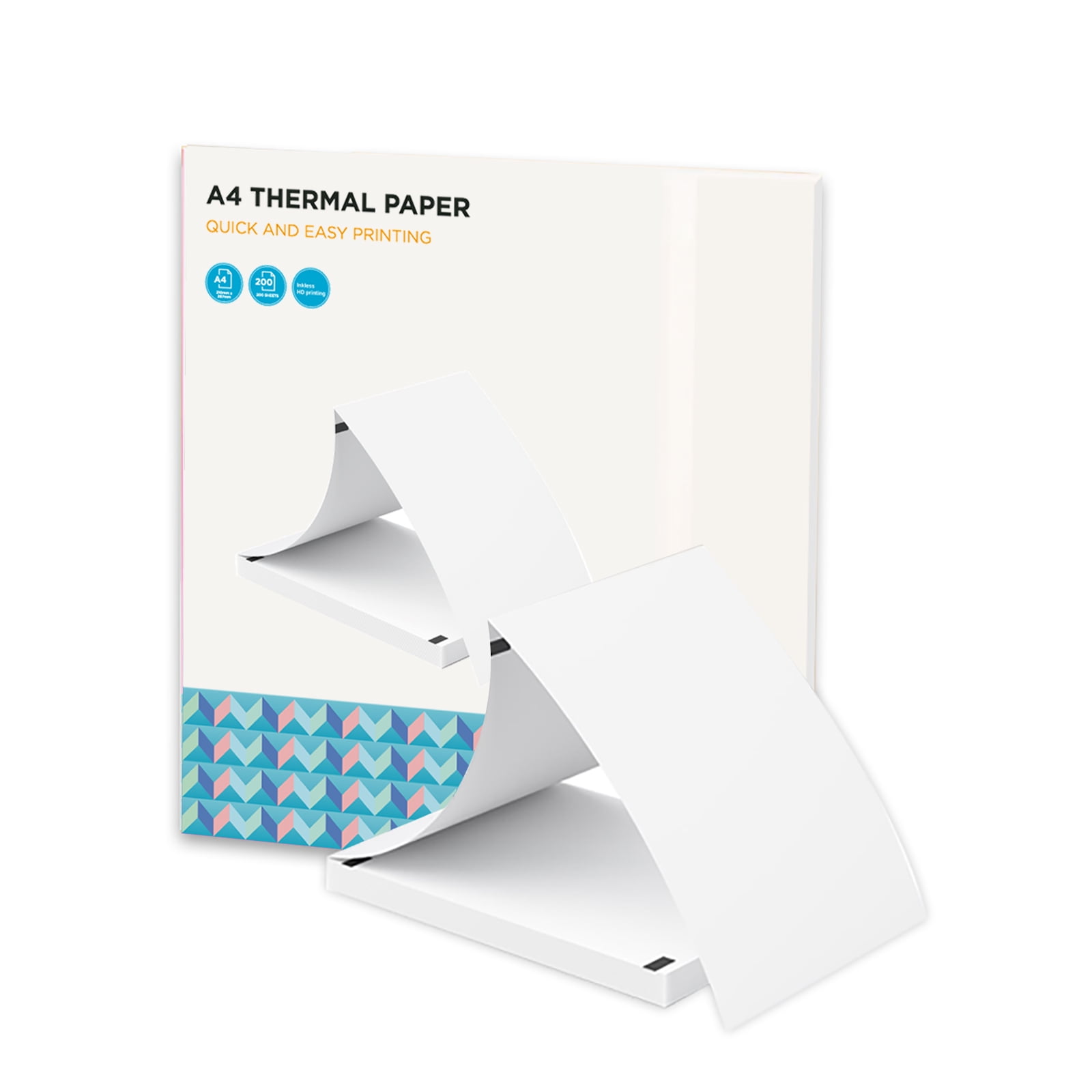 A4 folding thermal printing paper,Paper 200 Sheet L81/a81/ A80 Compatible Thermal Printer Size - 210x297mm(8.3x11.7inch) Sheet Paper Thermal A4 Thermal Paper And Oil-proof Size Hxber A4 Size