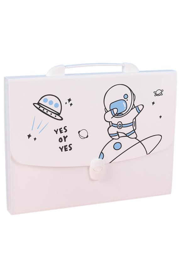 A4 organ file, portable multi-layer data test paper storage bag, 32.5*24.5*3cm, blue