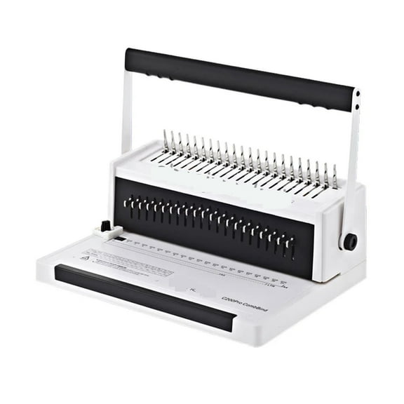 A4 paper wire Binding Machine C200PRO rubber ring Binding Machine Clip Text Book Comb-Type Full Drill Punching Machine ,Easy to Use