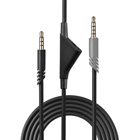 A40 Cord Replacement for Astro A10 A40 TR Gaming Headsets,3.5mm(1/8") Detachable Audio Cable with Inline Volume Control,6.5ft Long