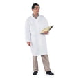 thumbnail image 1 of A40 Liquid and Particle Protection Lab Coats with Pocket, Large, White, 30/Carton, 1 of 1