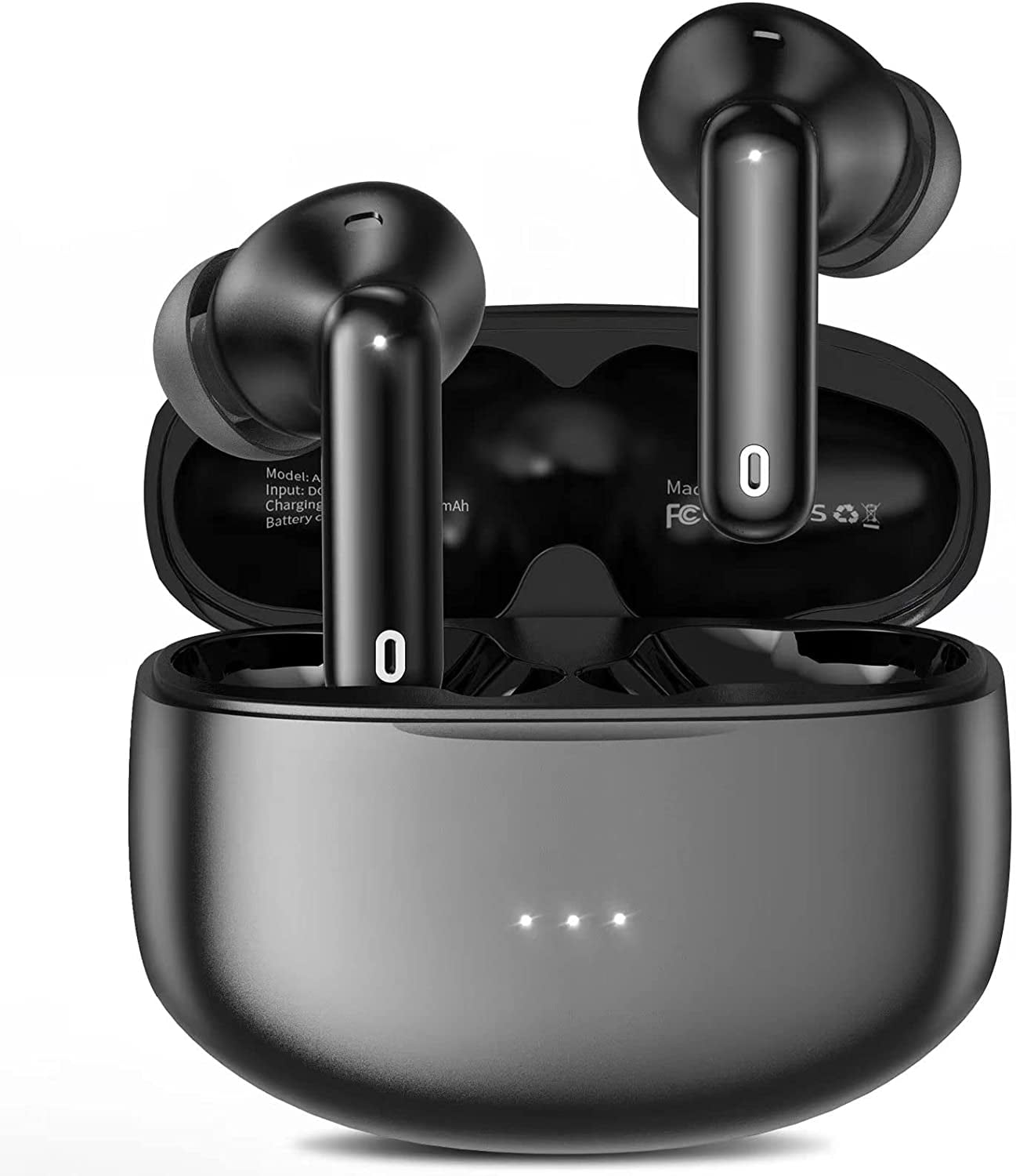 A40 Pro Wireless Earbuds, 50Hrs Playtime Bluetooth Earbuds Built in ...
