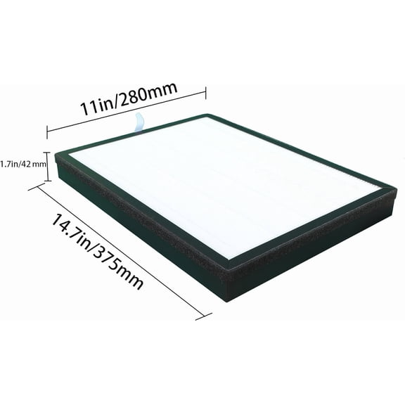 A401 A402 A403 Air Purifier Filter for Boneco P400 - 375x280x42mm