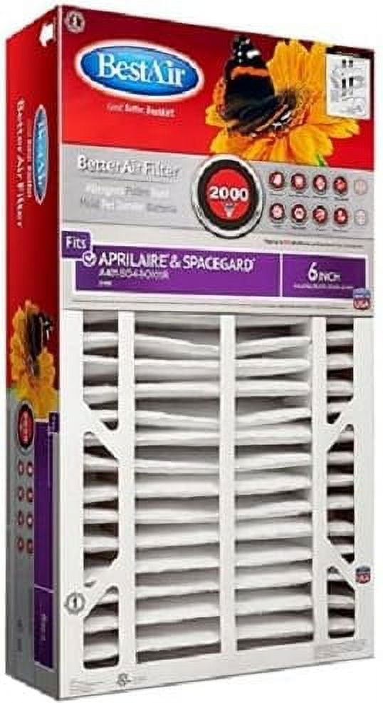 A401-SG4-BOX11R 16x27x6 SpacGard Filter - Quantity 2 - Walmart.com