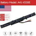 thumbnail image 1 of A41-X550E Laptop Battery for Asus 0B110-00220300 R752LK-T4036H R752LN-T4166H K751NA-TY035T F751LDV-TY177H F751LAV-TY500 R752LX-T4089H R752SA-TY076T F750J R751 R409J R751J X550DP-XX006D F750JB-TY039H, 1 of 4