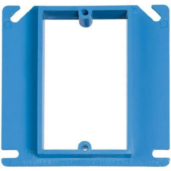 A410R-CAR 4 in. Square 1 Gang 0.5 in. Rise PVC Cover