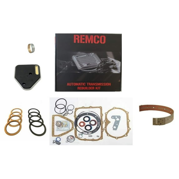 A413 A470(81-UP) TRANSMISSION REBUILT KIT WITH OVERHAULT KIT CLUTCHES FRONT BAND PUMP BUSHING AND FILTER